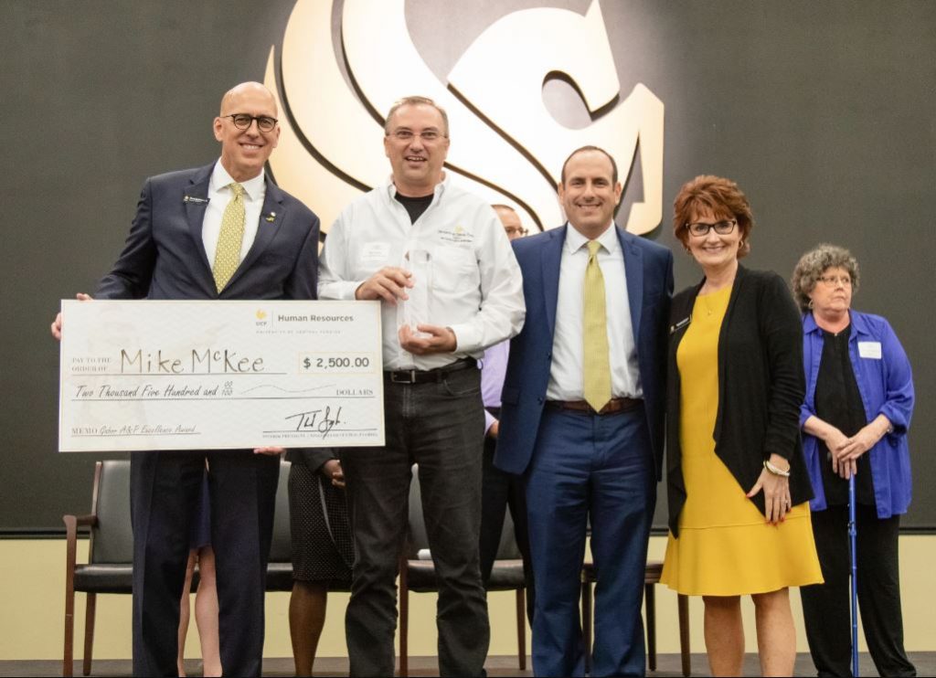 Mike McKee 2019 Gabor Award winner